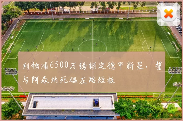 利物浦6500万镑锁定德甲新星，誓与阿森纳死磕左路短板